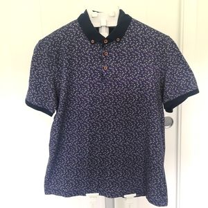 Flower Pattern Ted Baker short Polo